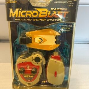 Vintage MBR MicroBlast R/C Racers Speed Boat Toy